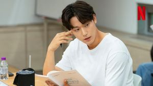 Wajah Serius Cast Grand Galaxy Hotel Baca Naskah Perdana