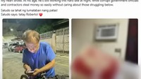 Kisah Dedikasi Kakek 65 Tahun Tetap Antar Makanan Meski Motornya Rusak