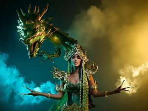 Vina Sitorus Jadi Nyi Roro Kidul di Miss Grand International, Bikin Merinding Vina Sitorus Jadi Nyi Roro Kidul di Miss Grand International, Bikin Merinding