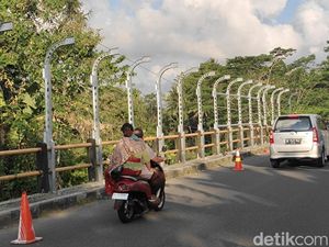 Usai Tukad Bangkung, Giliran Jembatan Tukad Penet Sangeh Dipasang Pagar Pengaman Usai Tukad Bangkung, Giliran Jembatan Tukad Penet Sangeh Dipasang Pagar Pengaman