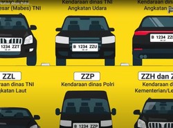 Pelat ZZ Bukan Buat Mobil Pribadi, 1 Pejabat Cuma Boleh Dapat 1