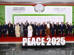 Prabowo Sejajar Trump, El-Sisi hingga Erdogan Saat Foto KTT Perdamaian Gaza