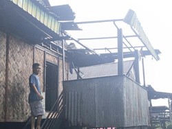 21 Rumah Rusak Diterjang Angin Kencang di Pinrang
