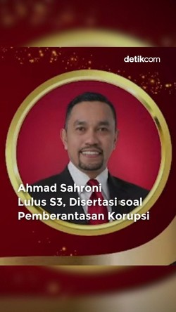 Video: Ahmad Sahroni Lulus S3, Disertasi Soal Pemberantasan Korupsi