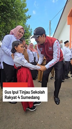 Mensos Saifullah Yusuf Tinjau Sekolah Rakyat Terintegrasi 4 Sumedang