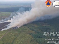 Lahan 5 Hektare untuk Cetak Sawah di OKI Terbakar Lahan 5 Hektare untuk Cetak Sawah di OKI Terbakar