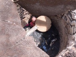 Apes! Nenek Kecemplung Septic Tank-Tertimpa Beton di Gunungkidul