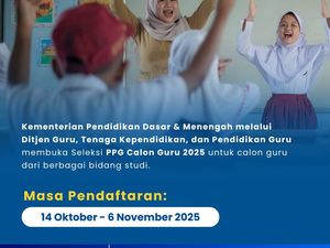 Seleksi PPG Calon Guru 2025 Dibuka, Cek Syarat dan Bidang Studinya! Seleksi PPG Calon Guru 2025 Dibuka, Cek Syarat dan Bidang Studinya!