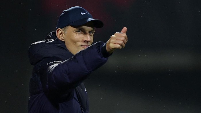 Soccer Football - FIFA World Cup - UEFA Qualifiers - Group K - Latvia v England - Daugava Stadium, Riga, Latvia - October 14, 2025 England manager Thomas Tuchel reacts Action Images via Reuters/Paul Childs