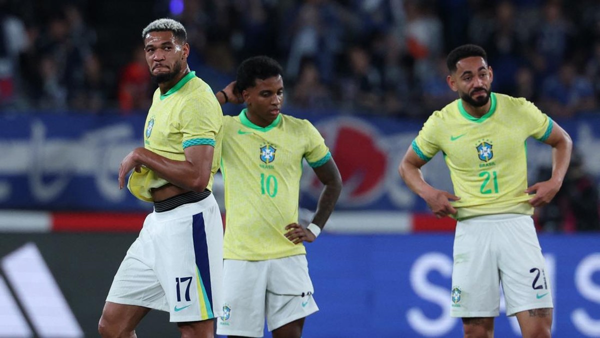 Brasil kalah 2-3 dari Jepang di laga uji coba meski sempat unggul dua gol lebih dulu (Foto: REUTERS/Kim Kyung-Hoon)