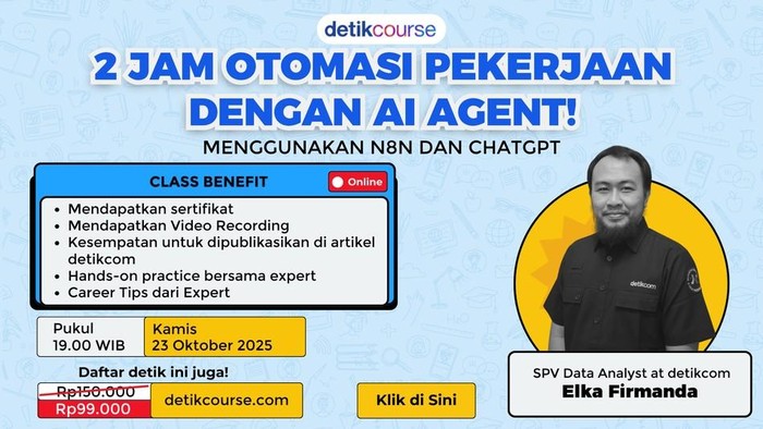 Rahasia Bikin AI Agent yang Otomatis Beresin Kerjaanku (Cuma 2 Jam!) dengan detikcourse