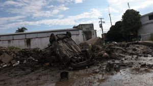Banjir Lumpur Terjang Meksiko, Rumah Warga Rusak Parah