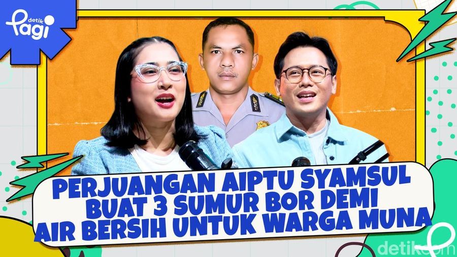 Video: Perjuangan Aiptu Syamsul Buat 3 Sumur Bor demi Air Bersih untuk Warga Muna