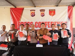 Polisi Amankan Anggota Geng Motor Bawa Pedang Serang Remaja di Anyer