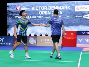 Denmark Open 2025: Karena Sabar/Reza Tak Bisa Manfaatkan Keunggulan Denmark Open 2025: Karena Sabar/Reza Tak Bisa Manfaatkan Keunggulan