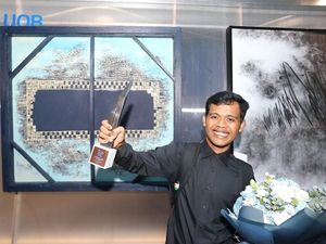 Di Balik Lukisan i am here, Ada Isu Buruh Migran Di Balik Lukisan i am here, Ada Isu Buruh Migran