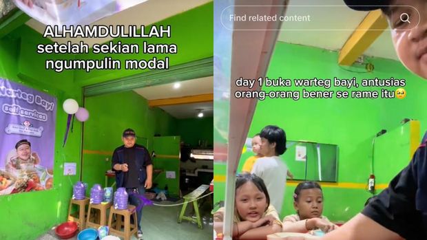 Unik! Ada Warteg Khusus Menu Makanan Bayi di Bandung