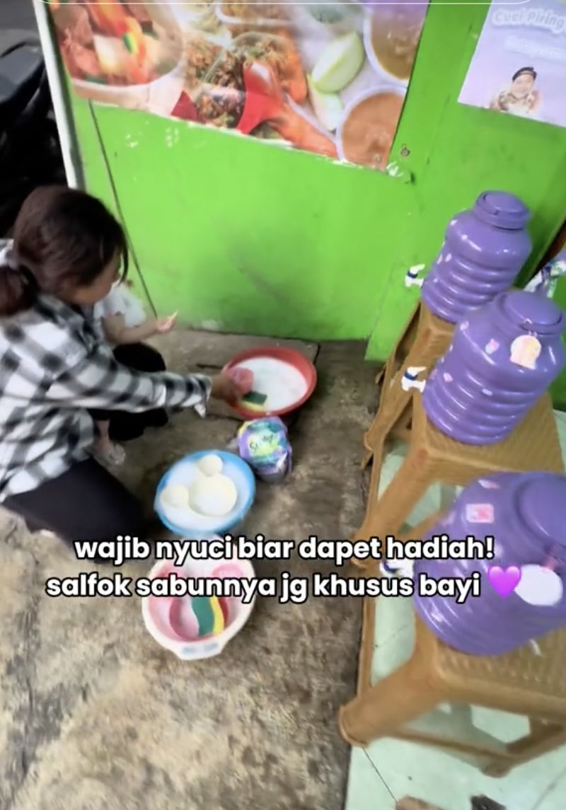 Unik! Ada Warteg Khusus Menu Makanan Bayi di Bandung
