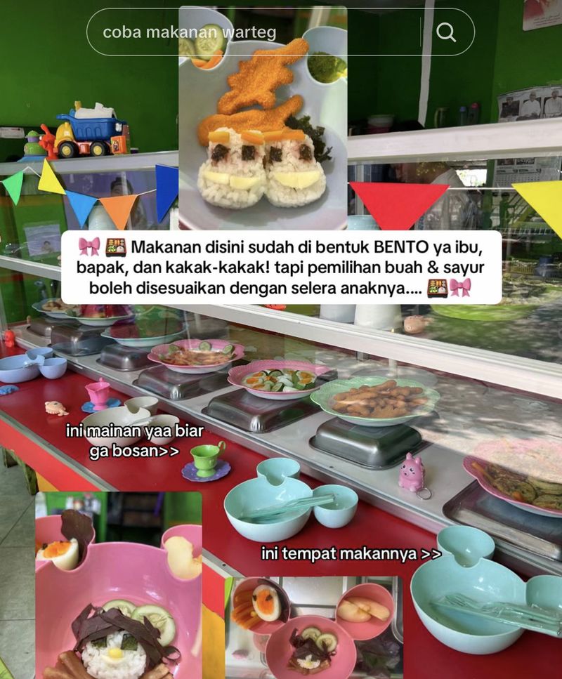 Unik! Ada Warteg Khusus Menu Makanan Bayi di Bandung