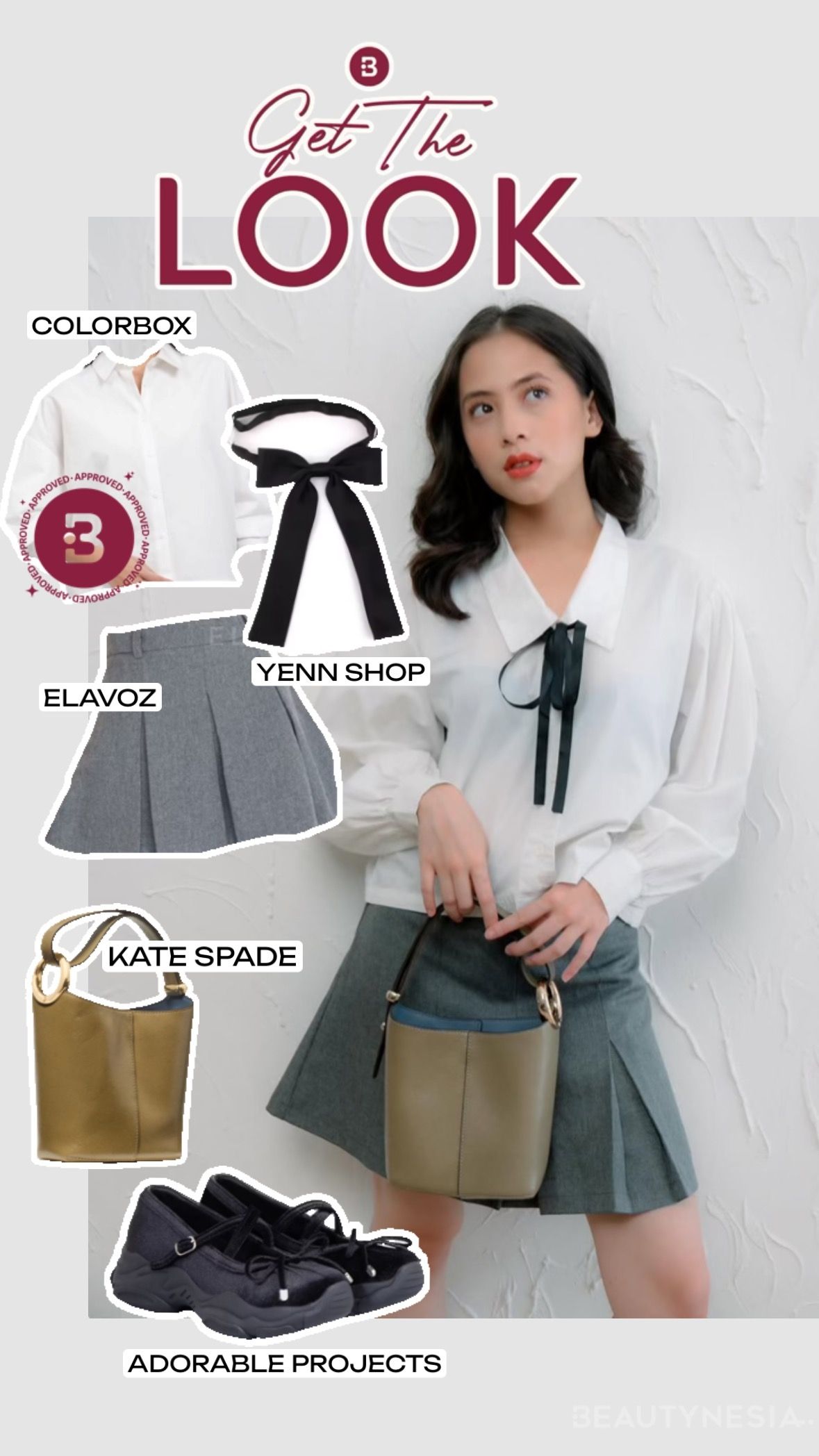 gaya cute nan simple yang mudah disontek ala Adhisty Zara