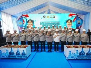 Kapolri Resmikan 32 SPPG-Groundbreaking 27 SPPG di Jateng, Terus Dukung Program MBG