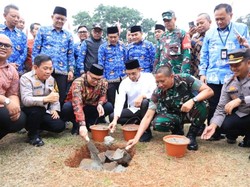 Wabup Bogor Hadiri Groundbreaking Kopdes Merah Putih di Desa Waru