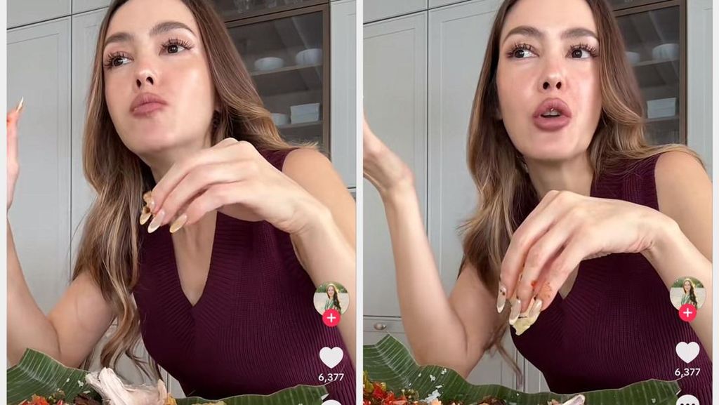 Cathy Sharon Nikmat Makan Nasi Padang, Netizen: Berasa Ilegal Lihatnya Cathy Sharon Nikmat Makan Nasi Padang, Netizen: Berasa Ilegal Lihatnya