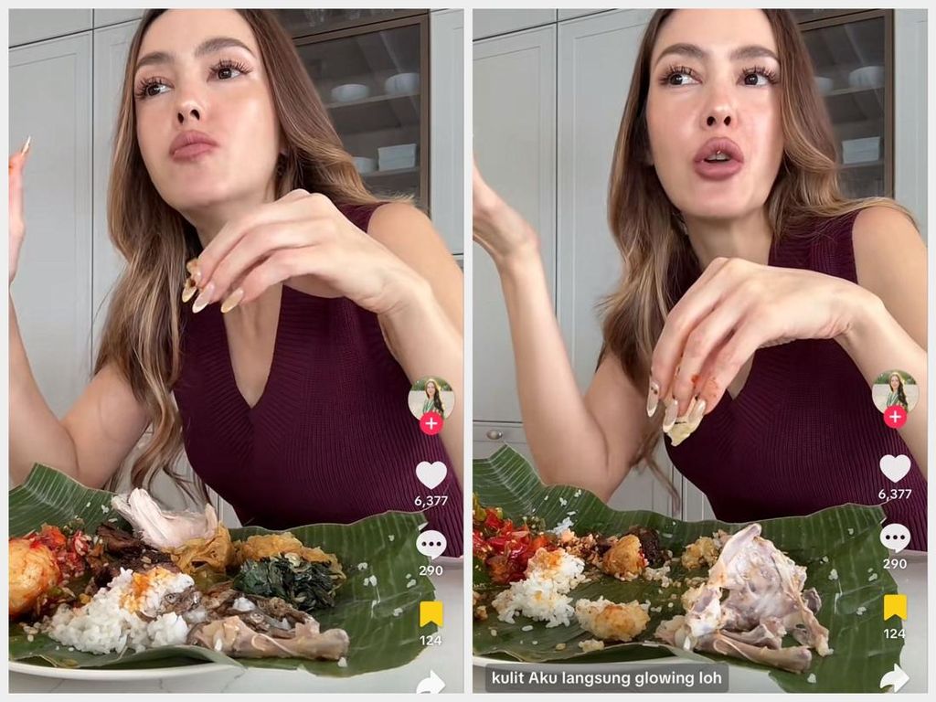 Cathy Sharon Nikmat Makan Nasi Padang, Netizen: Berasa Ilegal Lihatnya Cathy Sharon Nikmat Makan Nasi Padang, Netizen: Berasa Ilegal Lihatnya