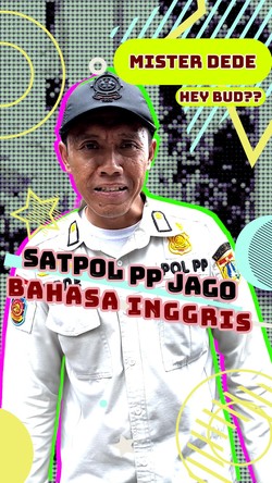 Video: Kenalan dengan Mister Dede, Satpol PP yang Jago Bahasa Inggris 
