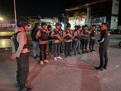 Tim RAGA Polres Inhil Wara-wiri Patroli Malam Beri Rasa Aman bagi Warga