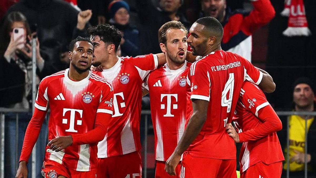 Bayern menang 2-1 atas Dortmund. Foto: dpa/picture alliance via Getty I/picture alliance