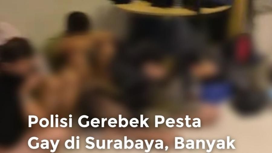 Video: Momen Penggerebekan Pesta Gay di Surabaya