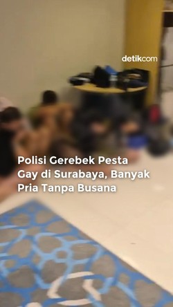 Video: Momen Penggerebekan Pesta Gay di Surabaya
