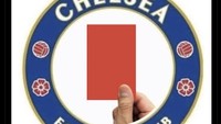 Ini meme salah satu logo baru Chelsea sebagai Red Card FC. Foto: dok. Internet/X (Twitter)
