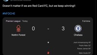 Biarpun kena ledekan meme, fans Chelsea niscaya cuek. Yang penting tim kesayangannya menang! Foto: dok. Internet/X (Twitter)