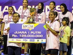 Petrokimia Gresik Pupuk Indonesia Juara Lagi, Sapu Bersih TNI AU Electric 3-0 di Final Livoli 2025 Petrokimia Gresik Pupuk Indonesia Juara Lagi, Sapu Bersih TNI AU Electric 3-0 di Final Livoli 2025