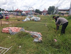 Rainbow Slide Roboh, Acara Indonesian Night Market di Ketapang Ditutup!