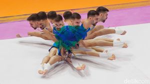 Potret Atlet Dunia Ramaikan Hari Pertama Kejuaraan Gimnastik 2025 di Jakarta