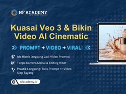 Ubah Ide Jadi Video Promosi Profesional Tanpa Ribet di Kelas Veo 3 NF Academy Ubah Ide Jadi Video Promosi Profesional Tanpa Ribet di Kelas Veo 3 NF Academy