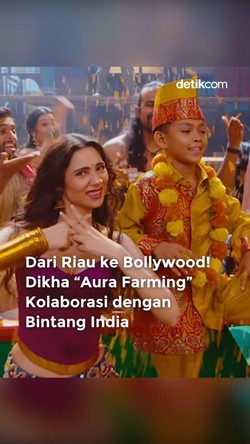Video: Dari Riau ke Bollywood, Dikha Aura Farming Kolab dengan Bintang India