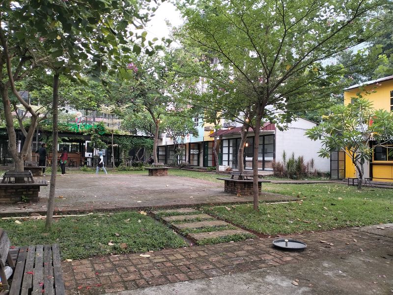 Kampung Kemang yang sepi di 2025.