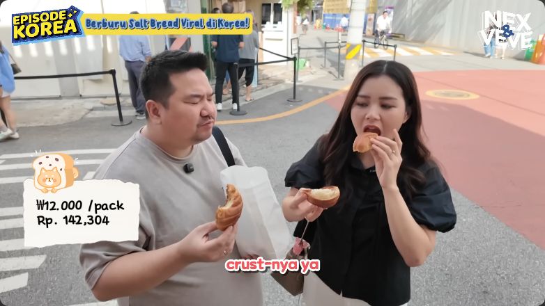 Nex Carlos dan Veve kulineran di Korea Selatan