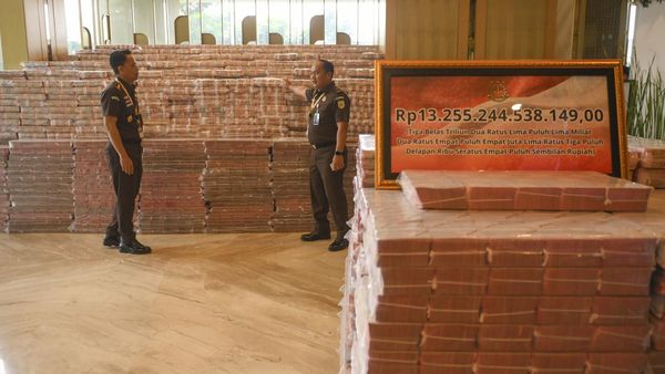 Potret Gunungan Uang Rp 13,2 Triliun dari Kasus Korupsi CPO
