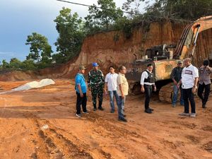 Patroli Tambang Galian C Ilegal, Polres Kampar Temukan Alat Berat Tak Bertuan