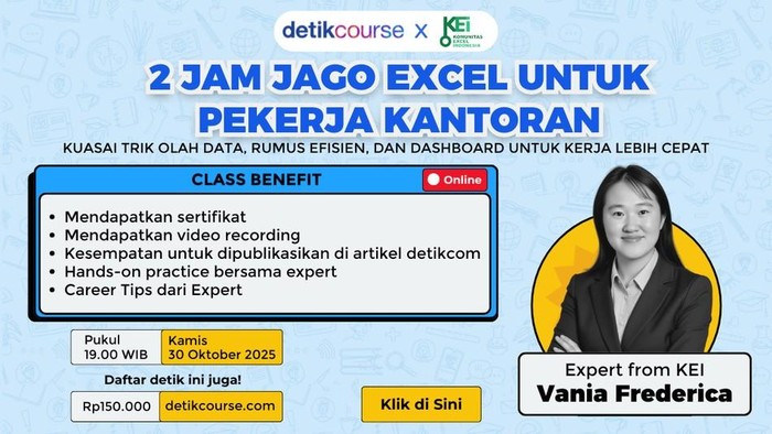 Excel Bisa Dikuasai dalam 2 Jam? Ini Caranya Biar Kerja Sat Set!