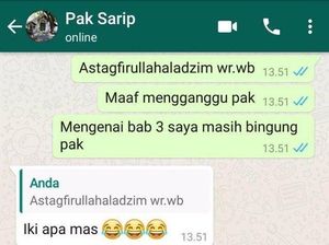 Kumpulan Chat Lucu Siswa dan Guru yang Bikin Ngakak! Kumpulan Chat Lucu Siswa dan Guru yang Bikin Ngakak!