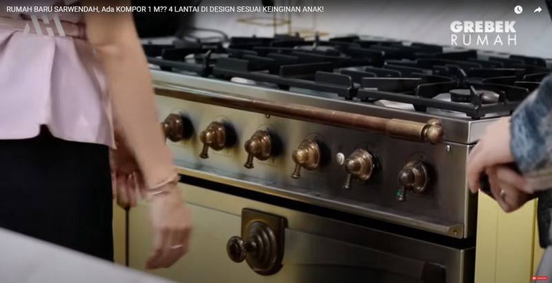 Di Dapur di Rumah Baru Sarwendah, Ada Kompor 'Custom' Rp 1 Miliar!
