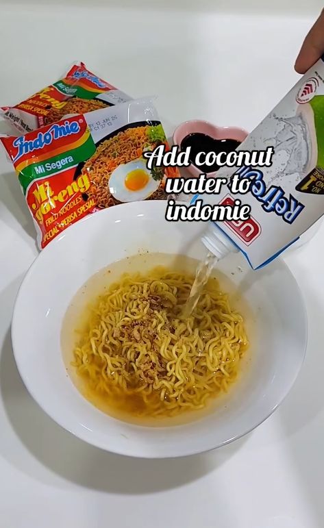 Kreasi Indomie goreng nyeleneh ala Calvin Lee