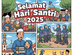 20 Prompt AI Poster Ucapan Hari Santri 22 Oktober 2025