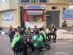 Polres Jakpus Buat Gerai Rakyat Mart, Tingkatkan Kesejahteraan Driver Ojol Polres Jakpus Buat Gerai Rakyat Mart, Tingkatkan Kesejahteraan Driver Ojol